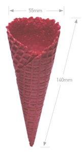 coloured ice cream waffle cones 03